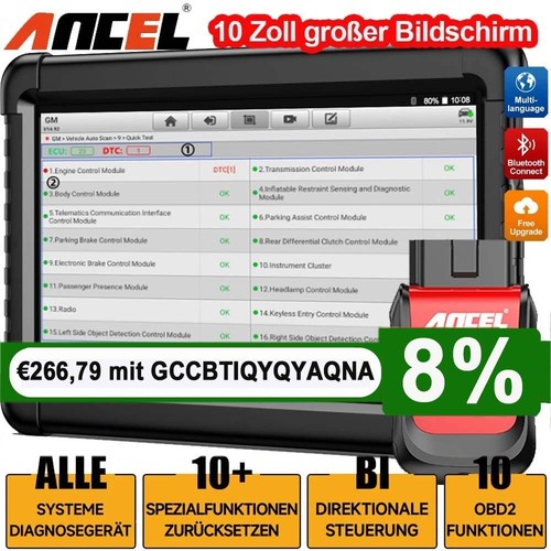 2026 obd2 diagnosegerät - x6,